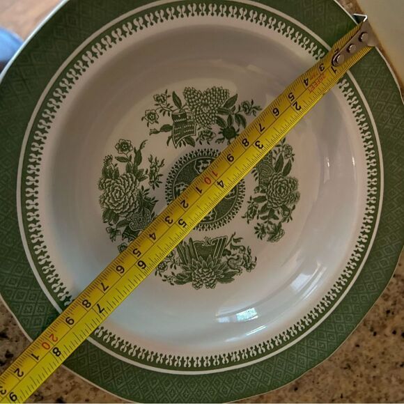 4 Beautiful Vintage Spode, Fitzhugh China 8" Salad Plates - Picture 7 of 9